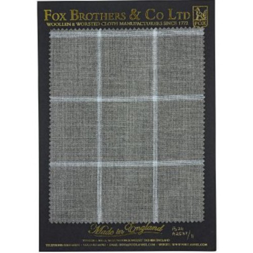 The Soft Grey Thorne Windowpane CODE: FS24 A2537/11